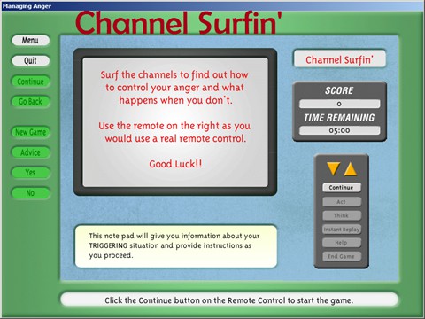 Channel Surfin' - Simulations to practice how to think and act when faced with various conflicts.